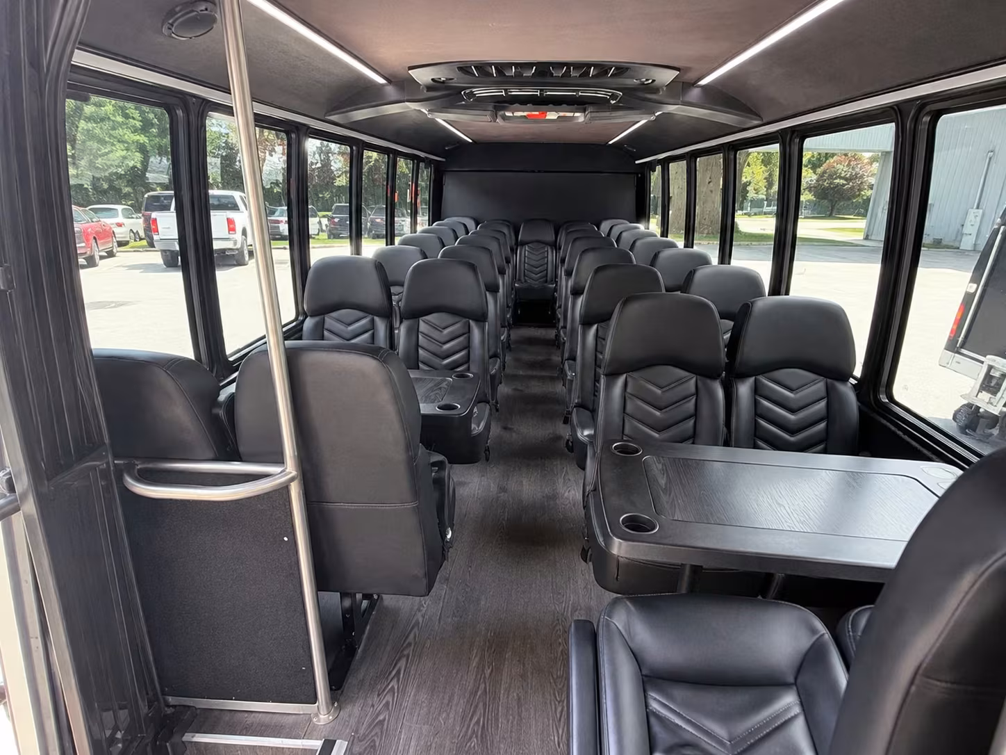 18 passenger minibus inside