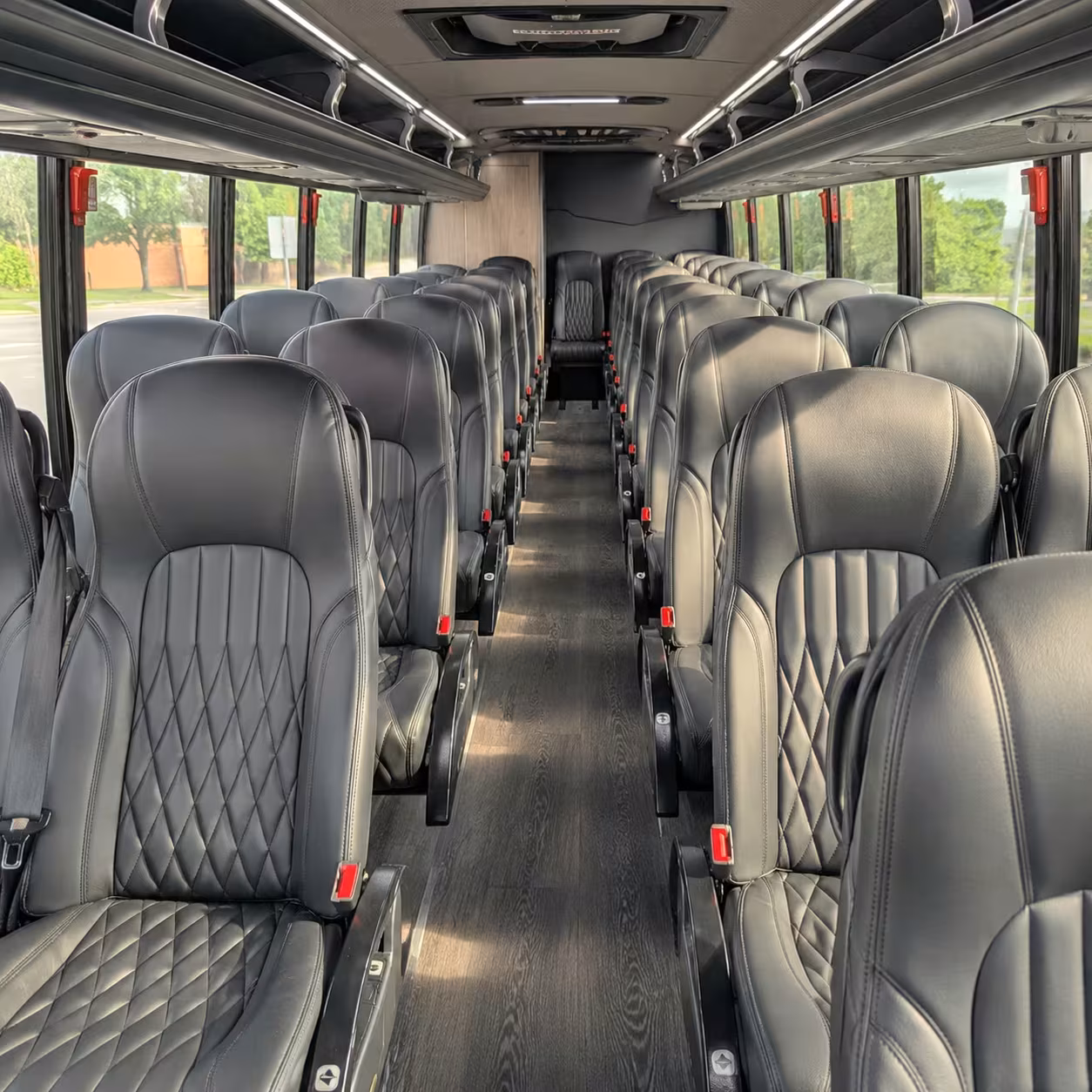 30 passenger minibus interior