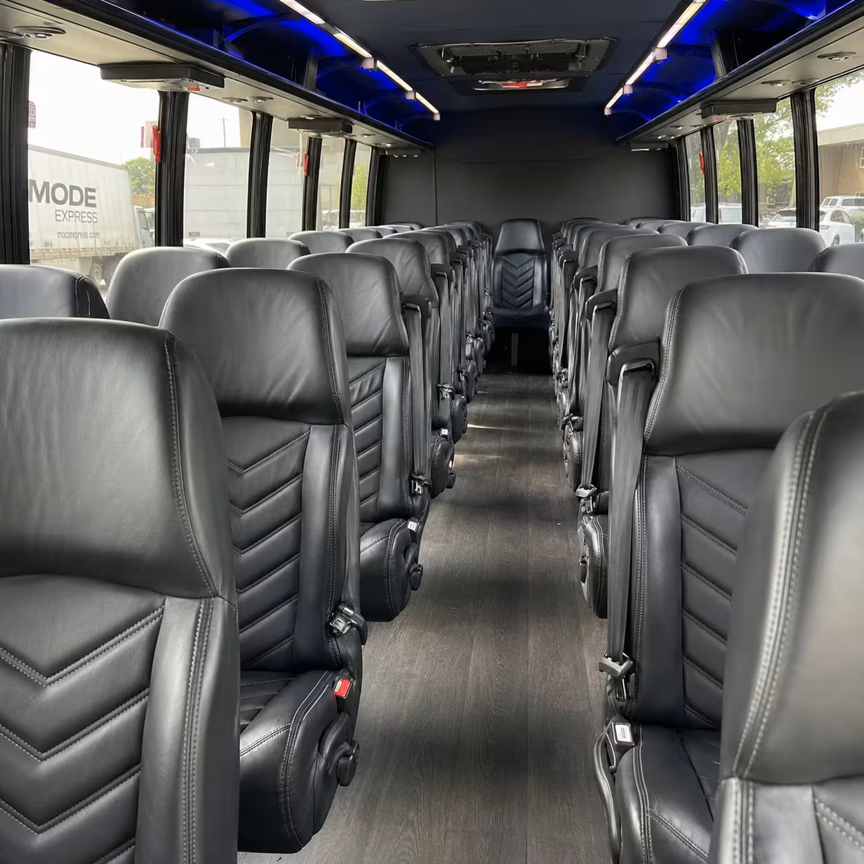 35 passenger minibus inside