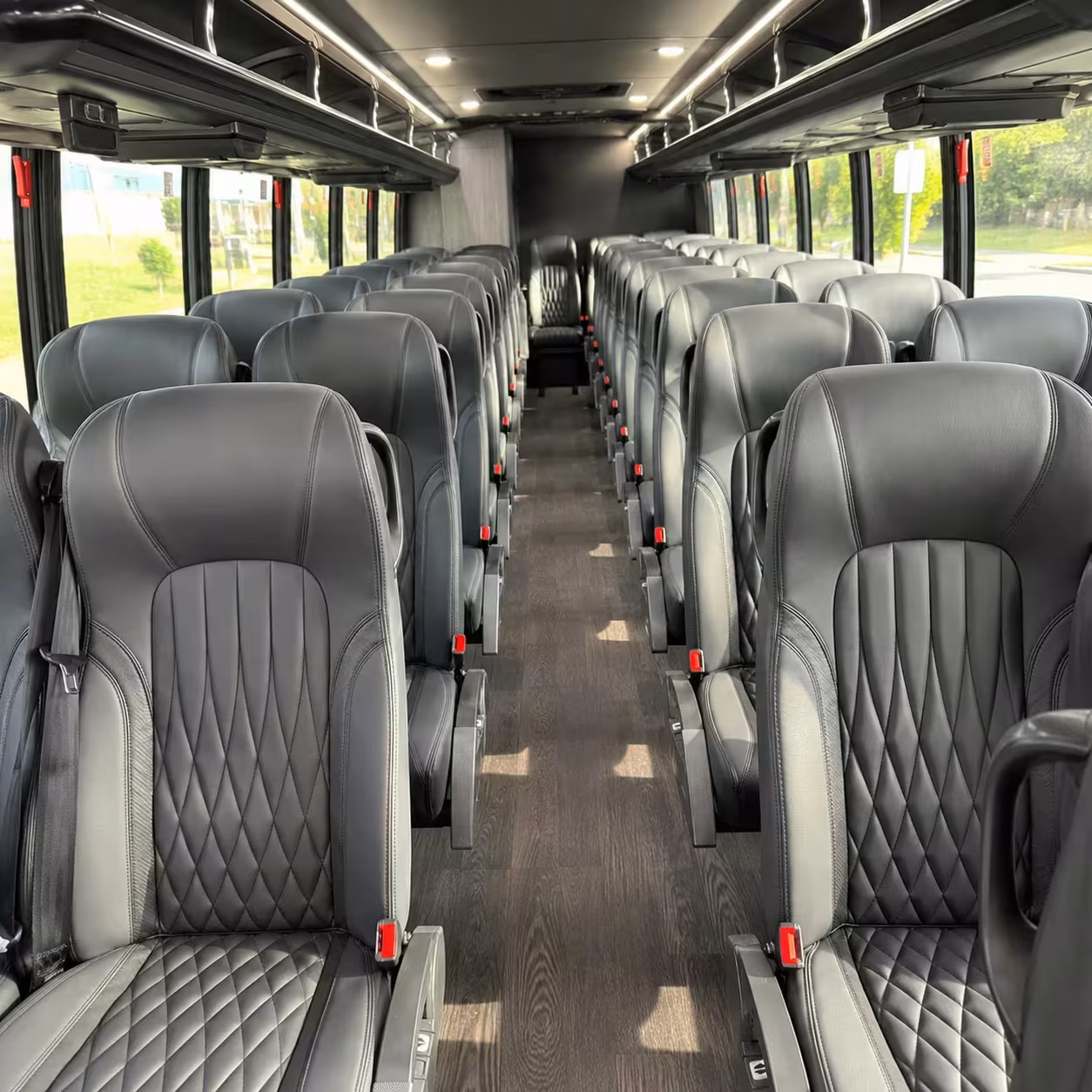 35 passenger minibus interior