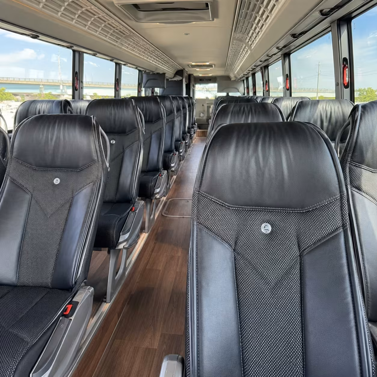 long term recurring employee charter bus rentals in merced