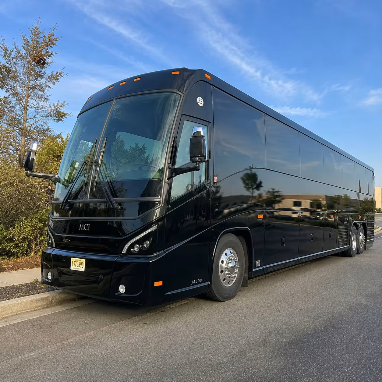 reliable charter bus transportation for castle air force base personnel and operations