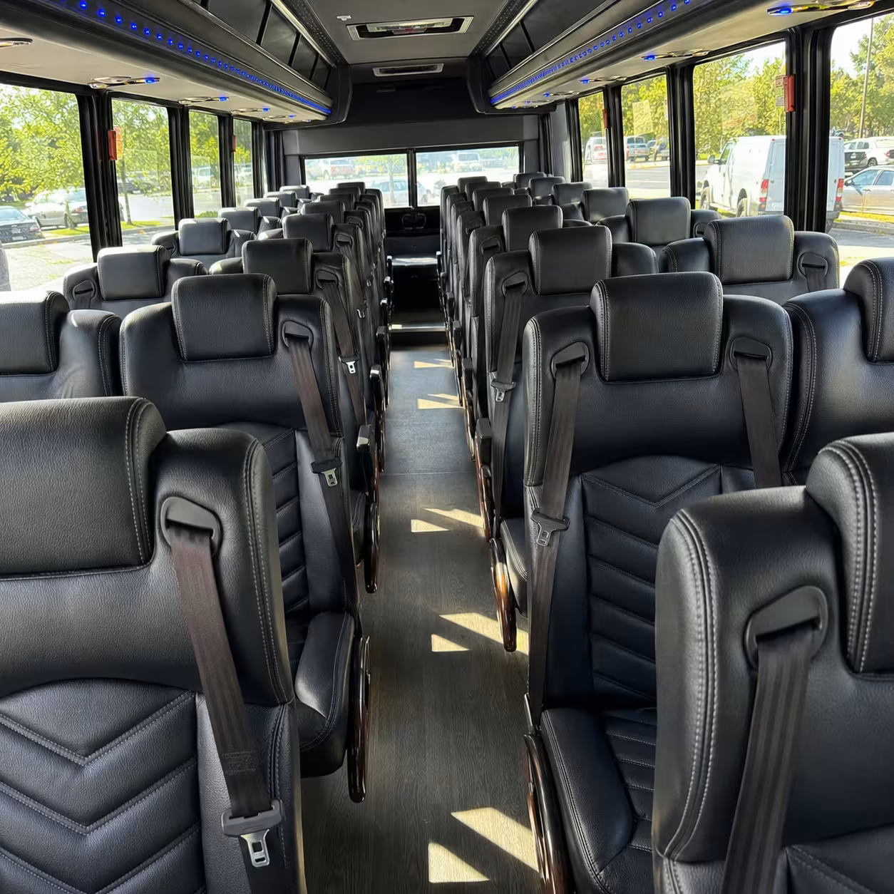 rent a minibus or charter bus for merced wedding venue runs between ceremony and reception