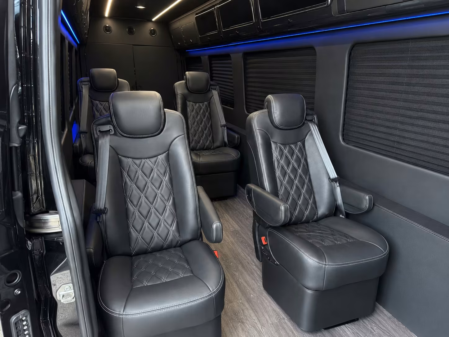 sprinter van with driver interior