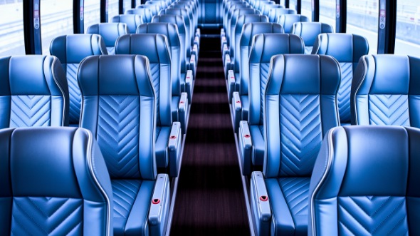 54 passenger charter bus interior stockton