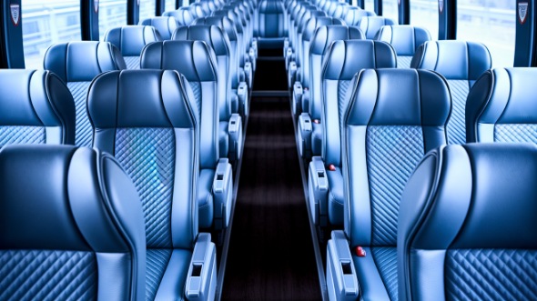 55 passenger charter bus interior stockton