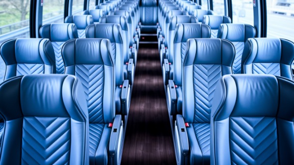 56 passenger charter bus interior stockton