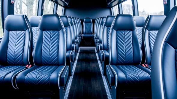 merced 20 passenger minibus inside