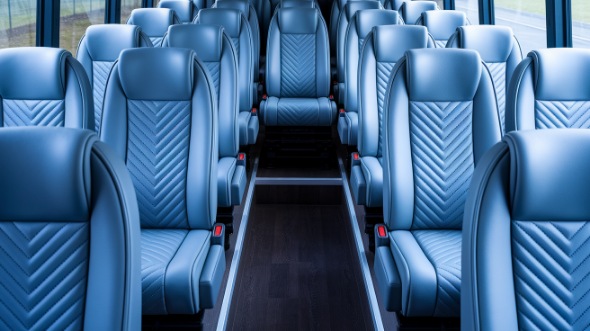 merced 30 passenger minibus inside