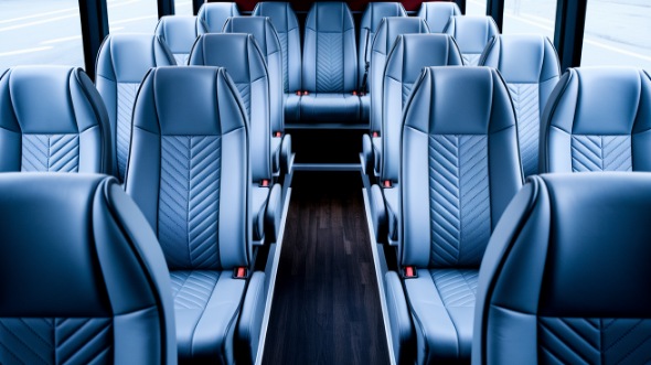 merced 35 passenger minibus inside
