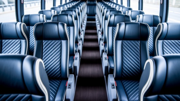 merced 54 passenger charter bus rental