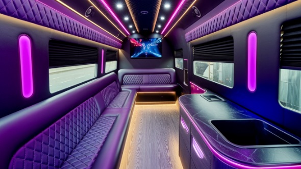 merced sprinter limo rental inside