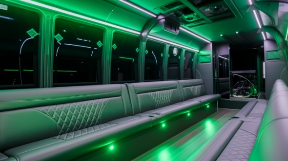 sprinter limo rental interior stockton
